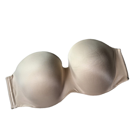 Victoria's Secret Body By Victoria Multi Way Strapless Bra 38DD Beige Underwire - Picture 1 of 6